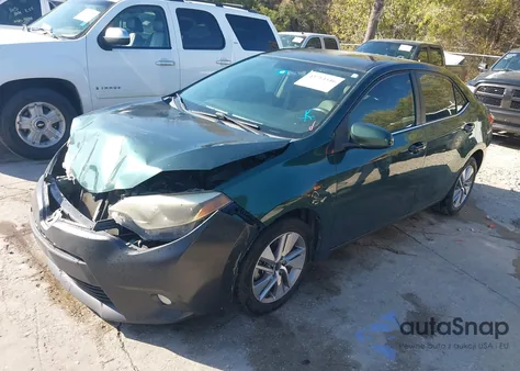 2014 Toyota Corolla Le Eco Plus from USA, damaged, VIN 5YFBPRHE4EP056240